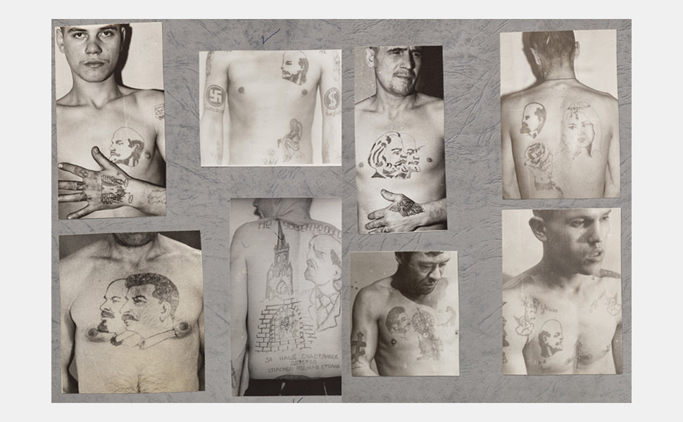Russian criminal tattoo archive book inside