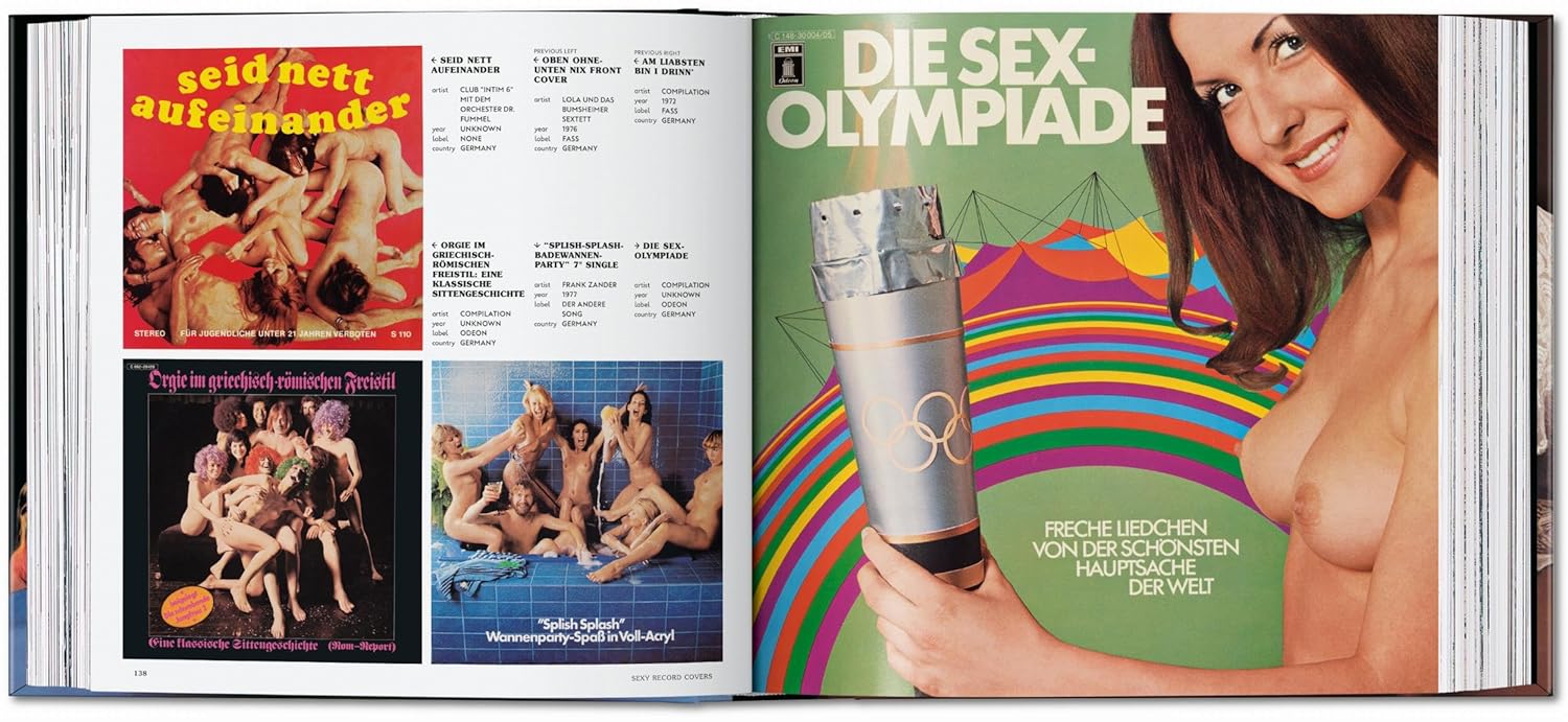 Sexy Record Covers book inside
