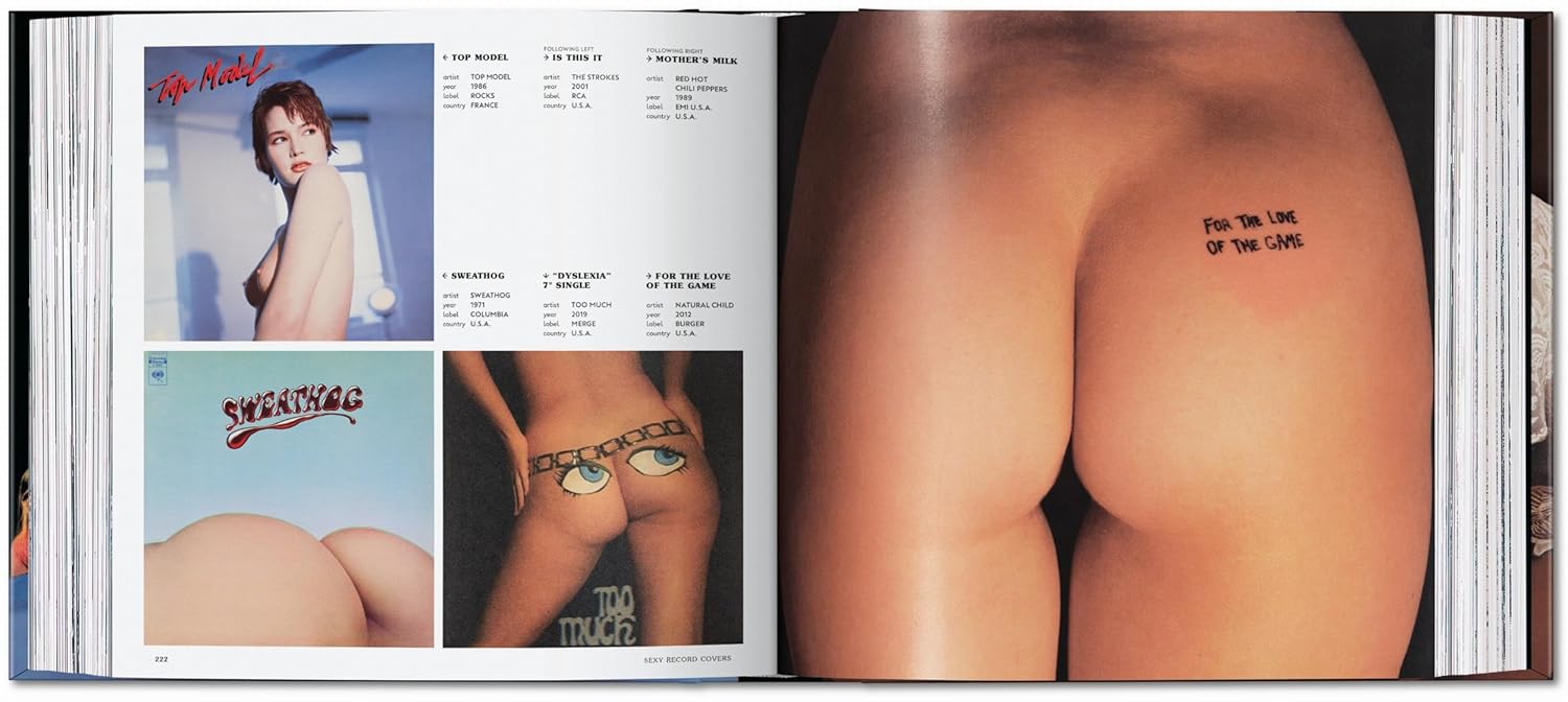 Sexy Record Covers book inside