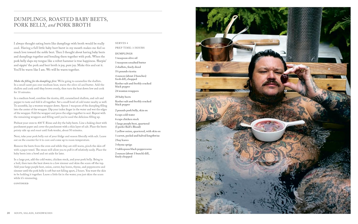 Soups, Salads, Sandwiches book inside