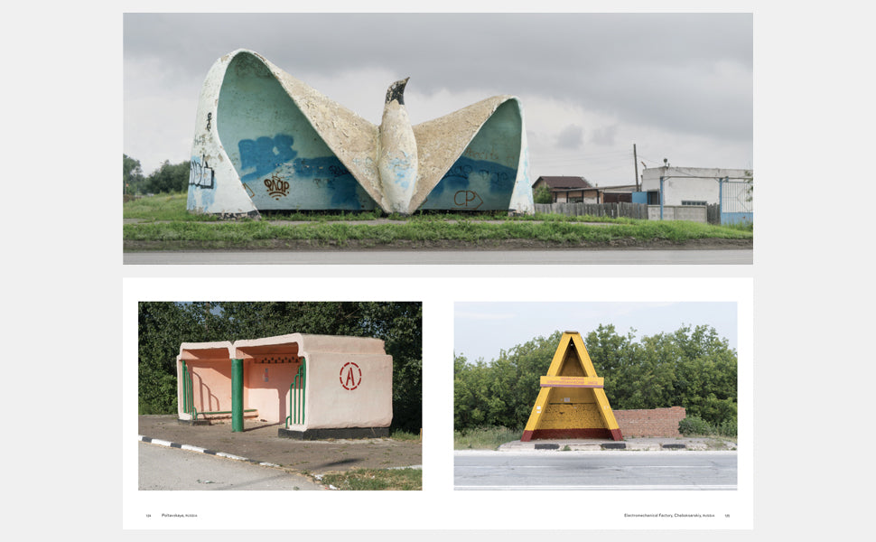 Soviet bus stops II book inside