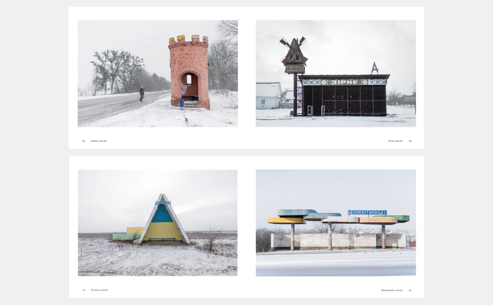 Soviet bus stops II book inside