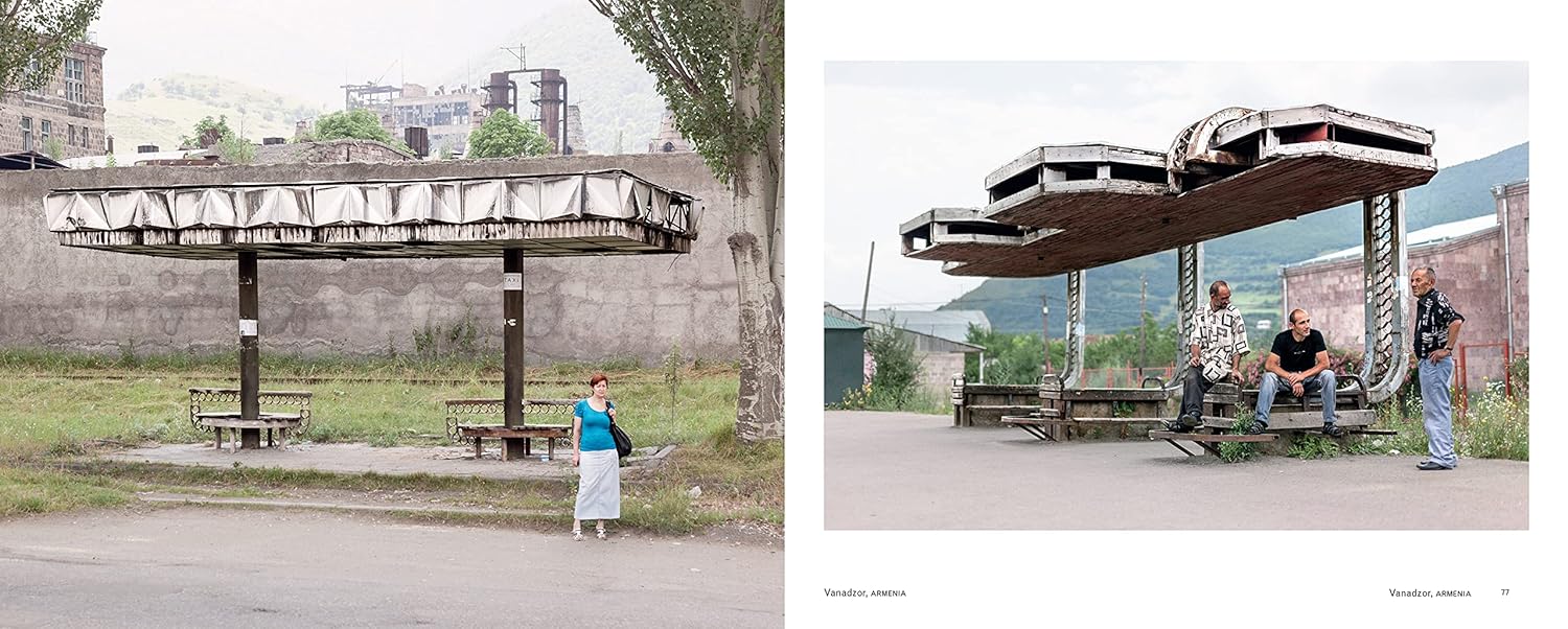 Soviet bus stops book inside
