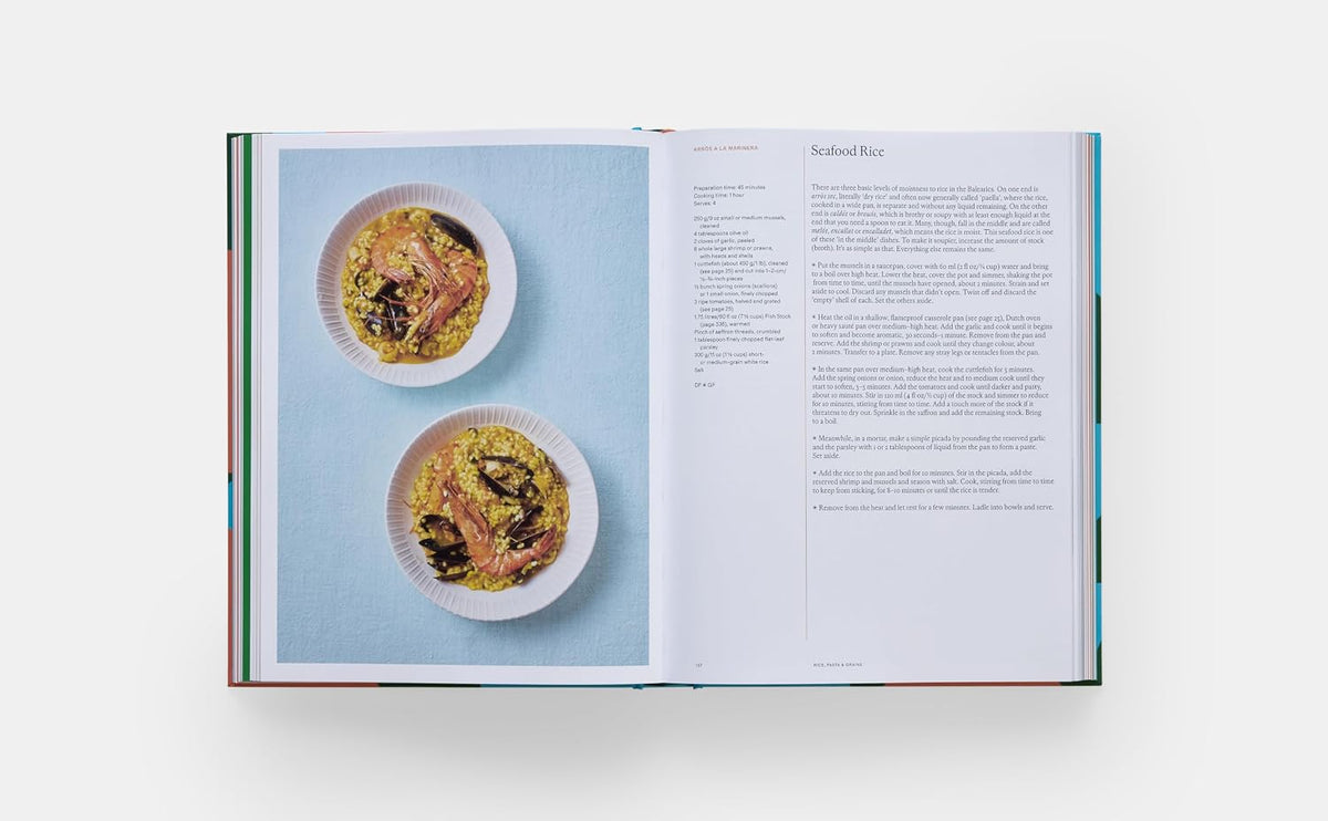 The Spanish Mediterranean Islands Cookbook inside