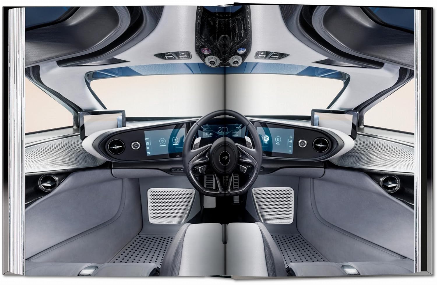Sports cars book inside