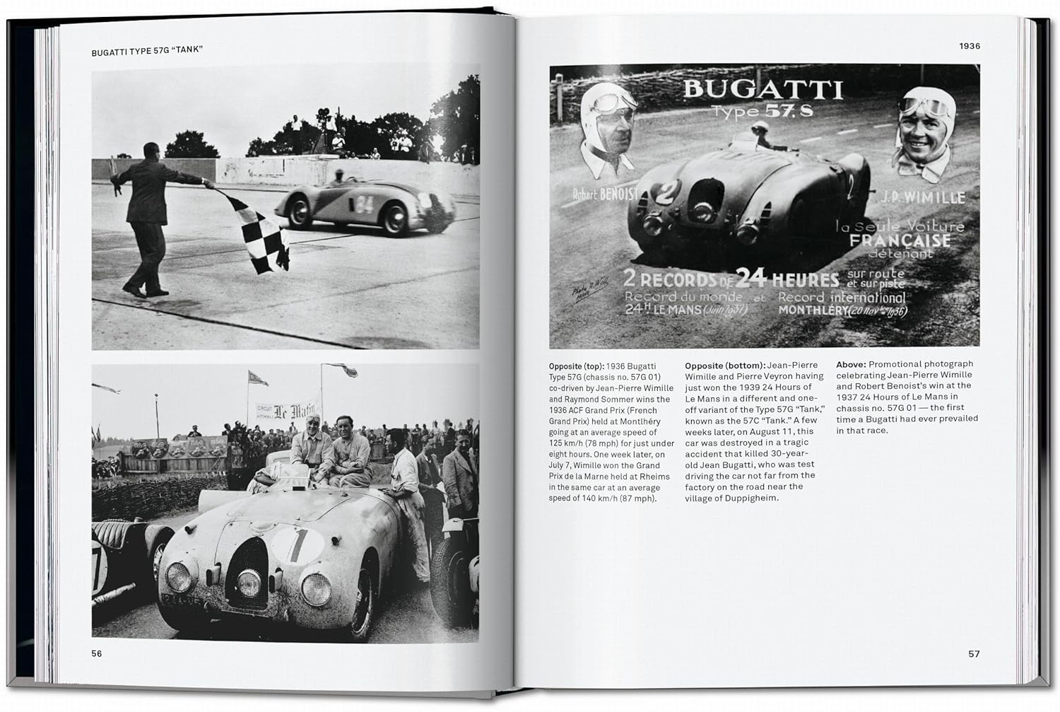Sports cars book inside