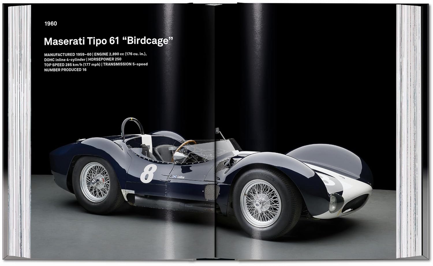 Sports cars book inside