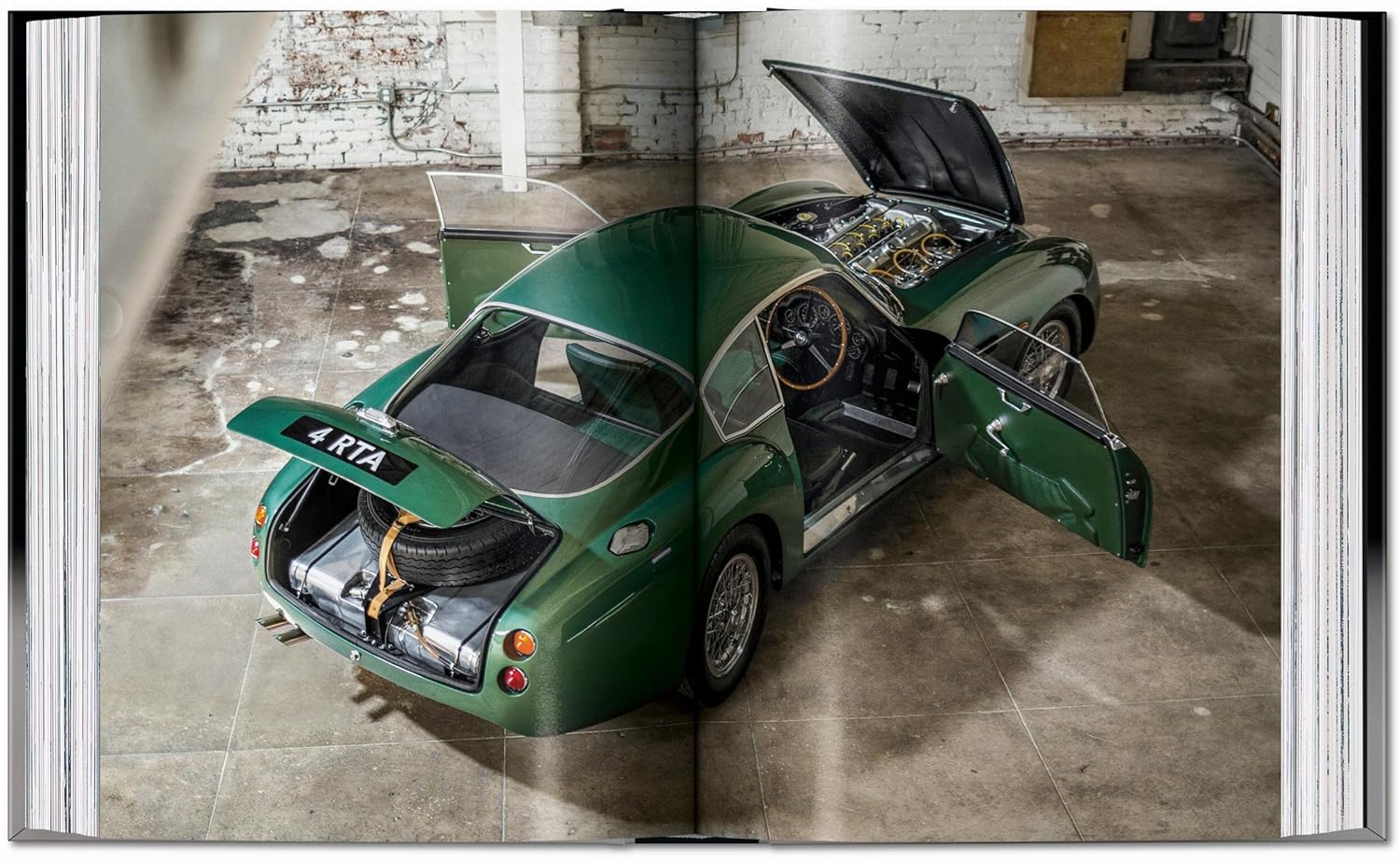 Sports cars book inside