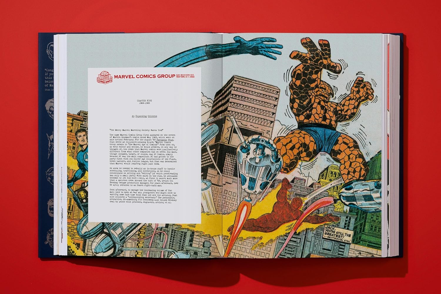 The Stan Lee Story book inside