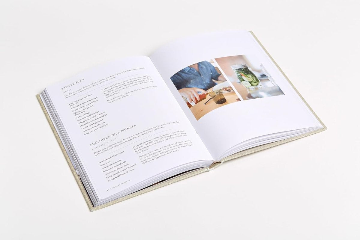 Sunday Suppers book inside