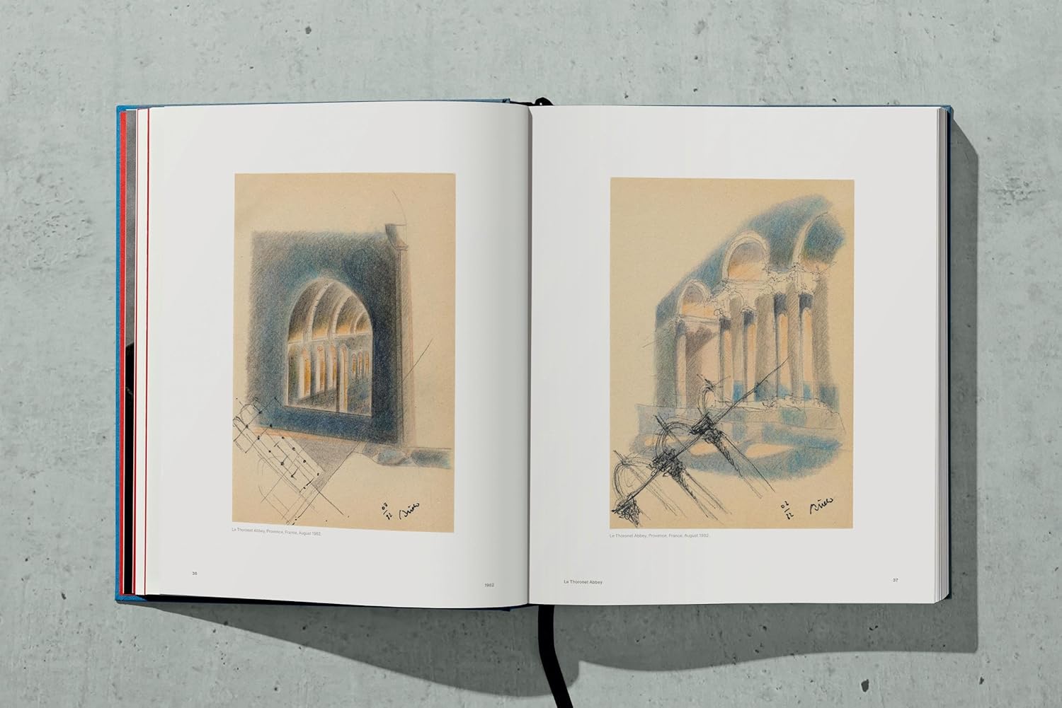 Tadao Ando Drawings book inside