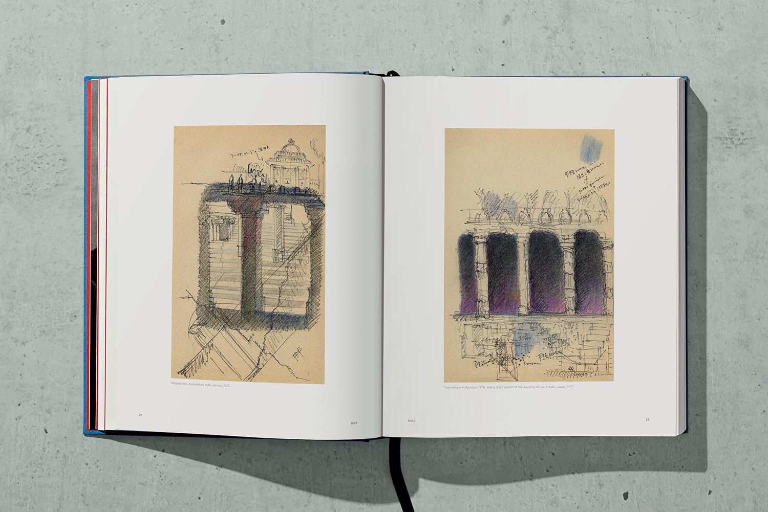 Tadao Ando Drawings book inside