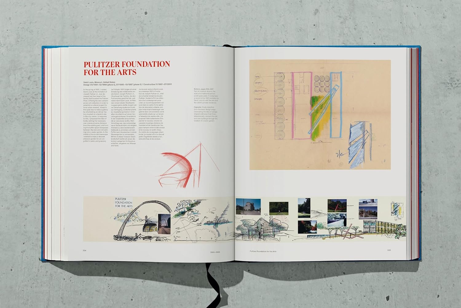 Tadao Ando Drawings book inside