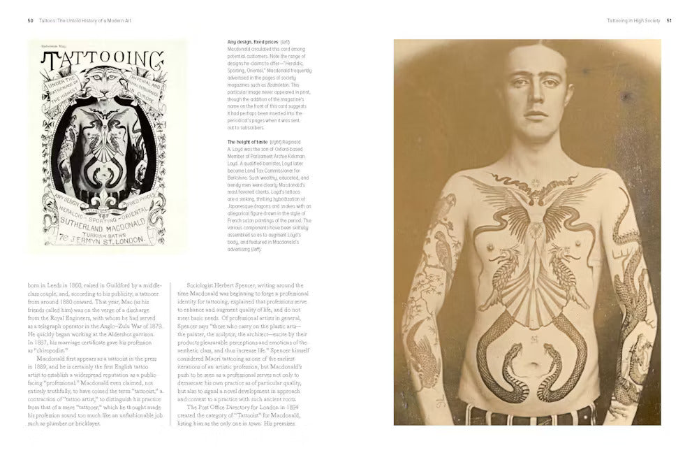 Tattoos: The Untold History of a Modern Art book inside