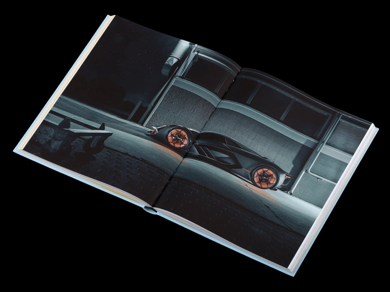 The current book inside