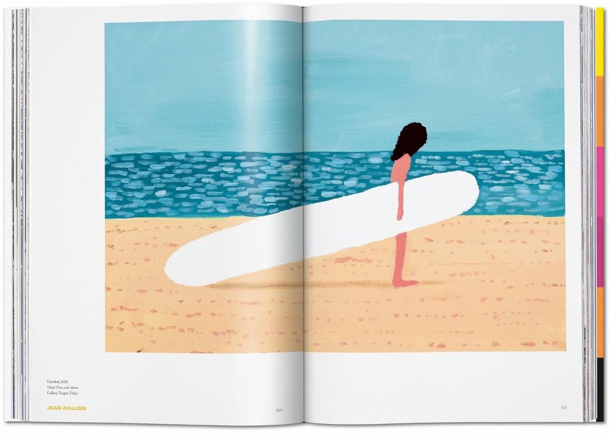 The illustrator book inside