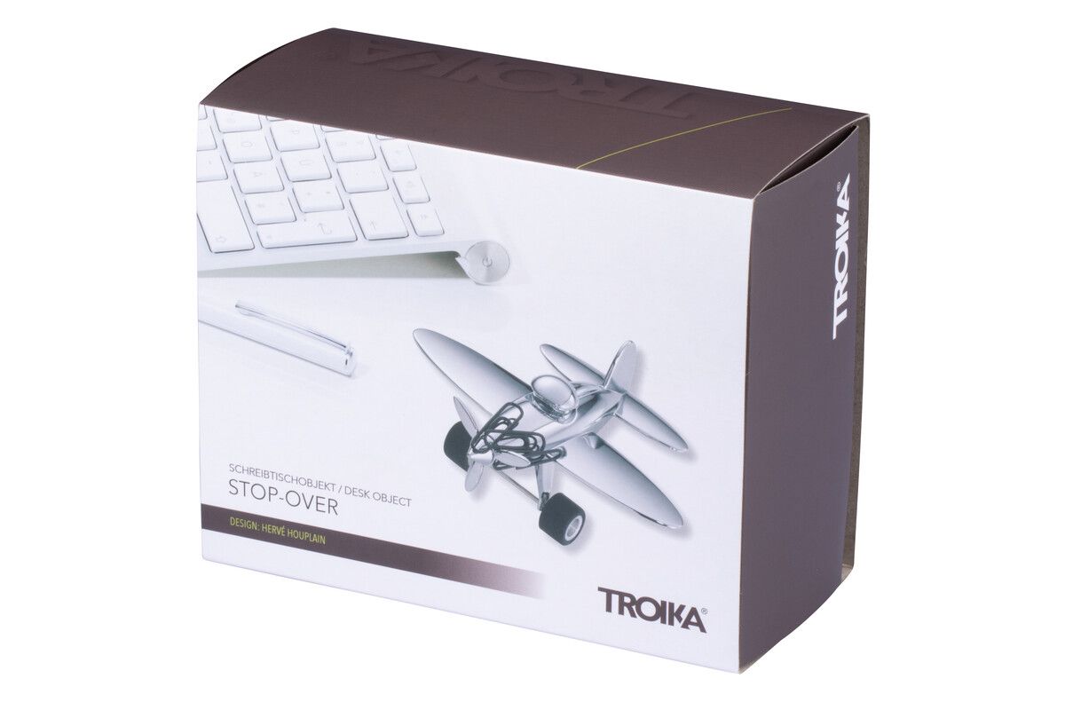 Troika Prop Airplane Paperweight box