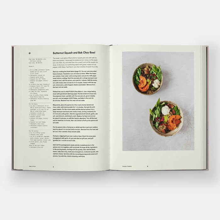 Vegan at home book inside
