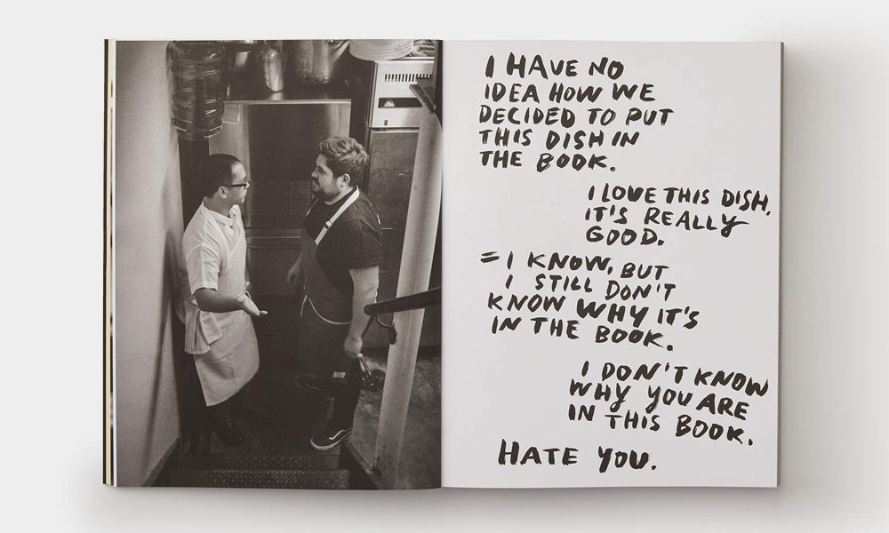 Very serious cookbook inside