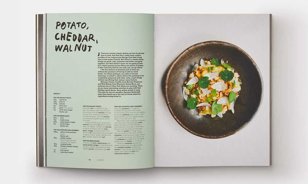 Very serious cookbook inside