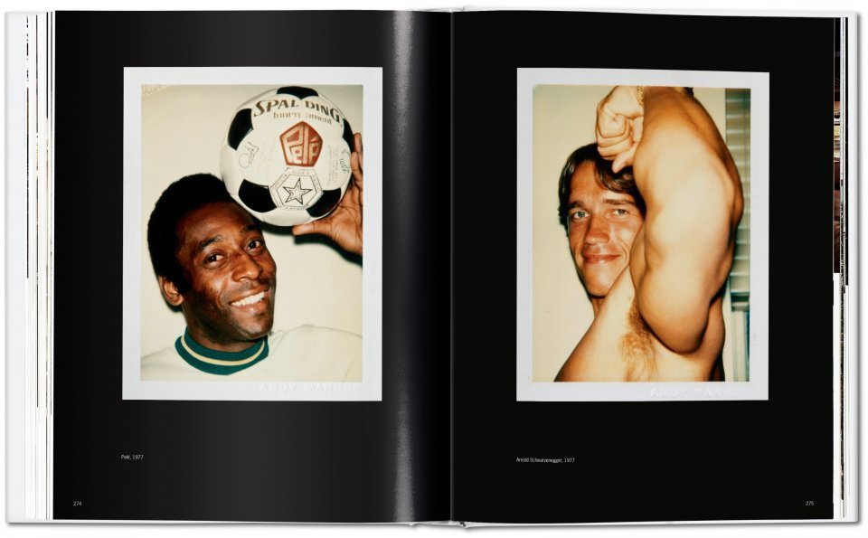 Andy Warhol Polaroids book inside