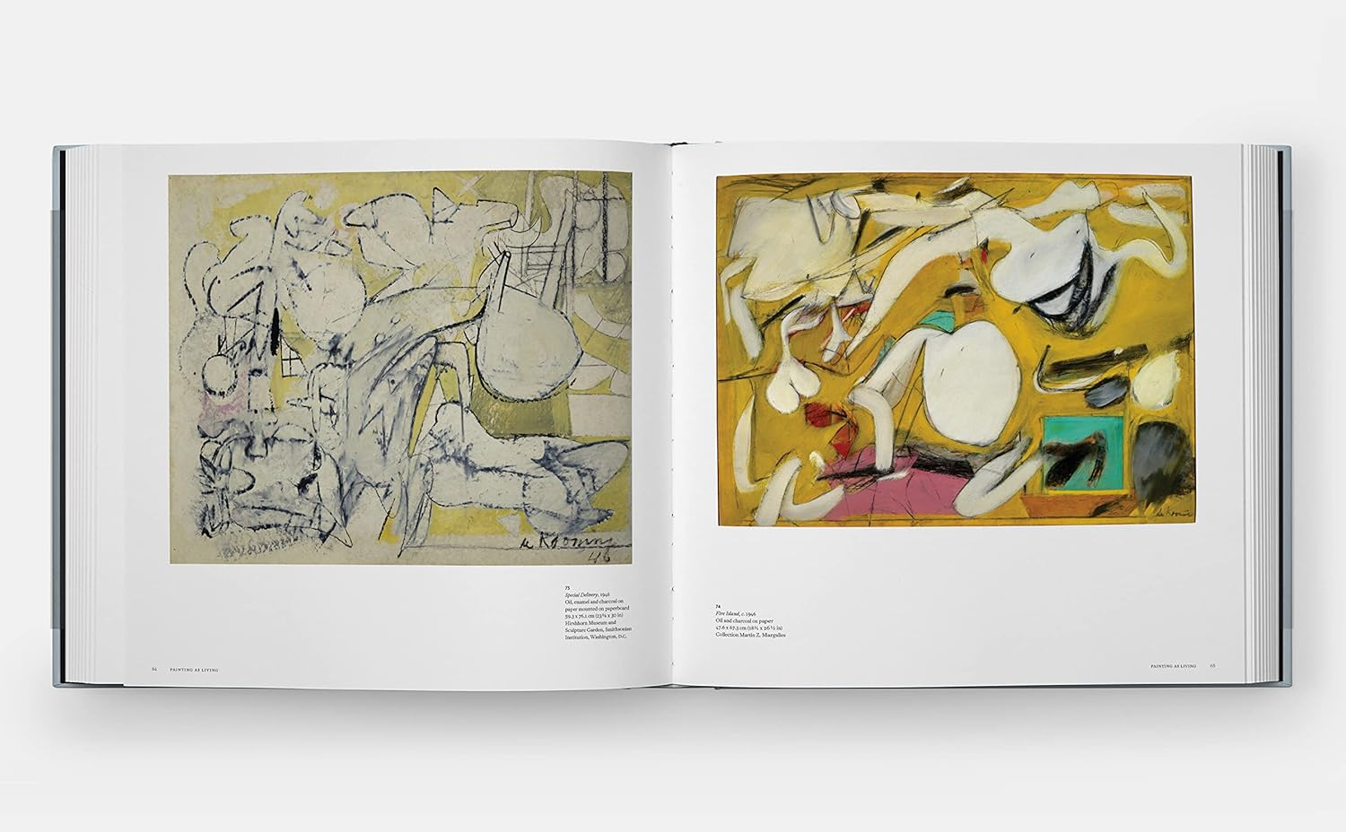 A Way of Living: The Art of Willem de Kooning book inside