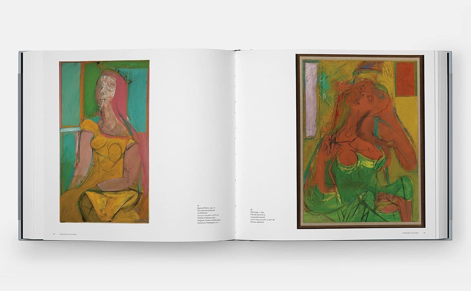 A Way of Living: The Art of Willem de Kooning book inside