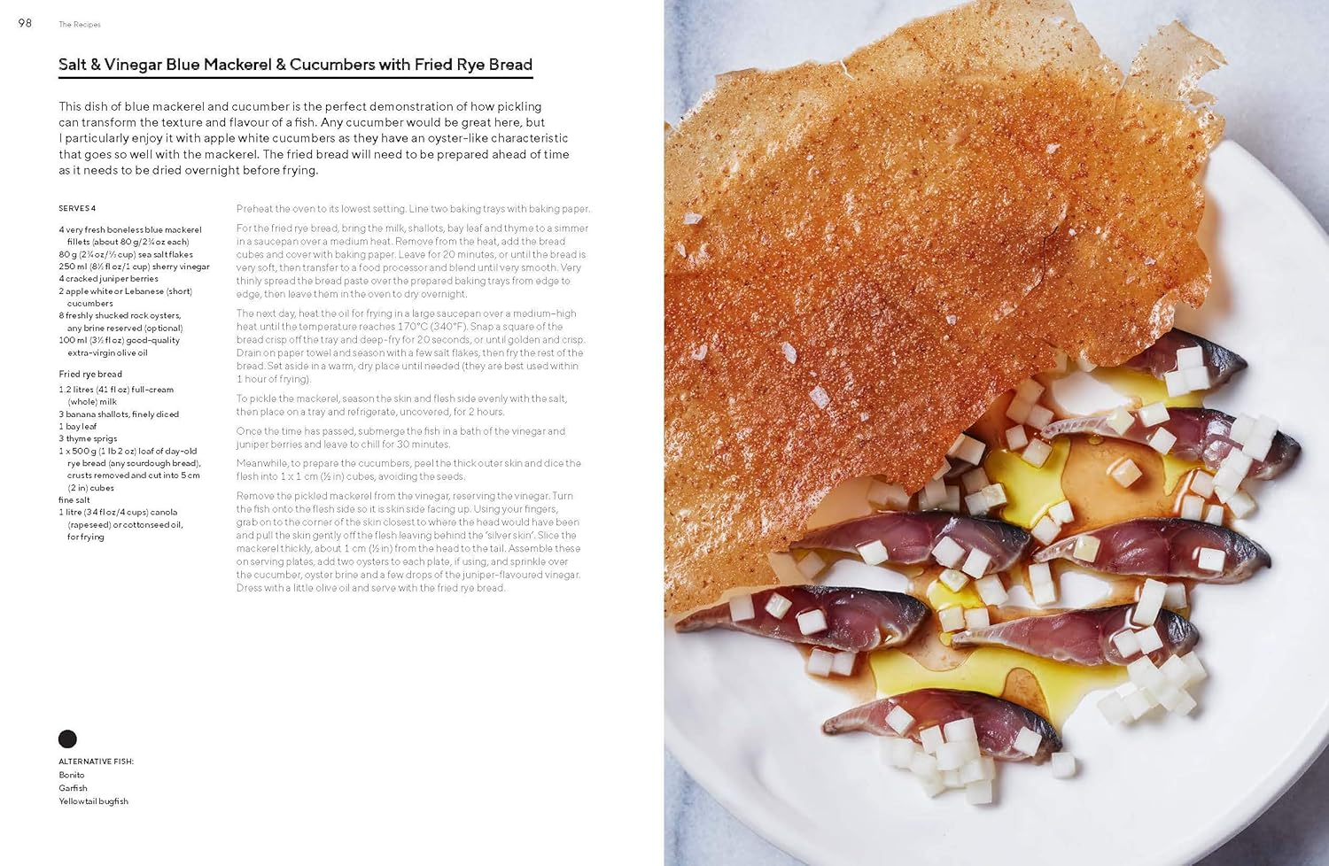 Whole fish cookbook inside