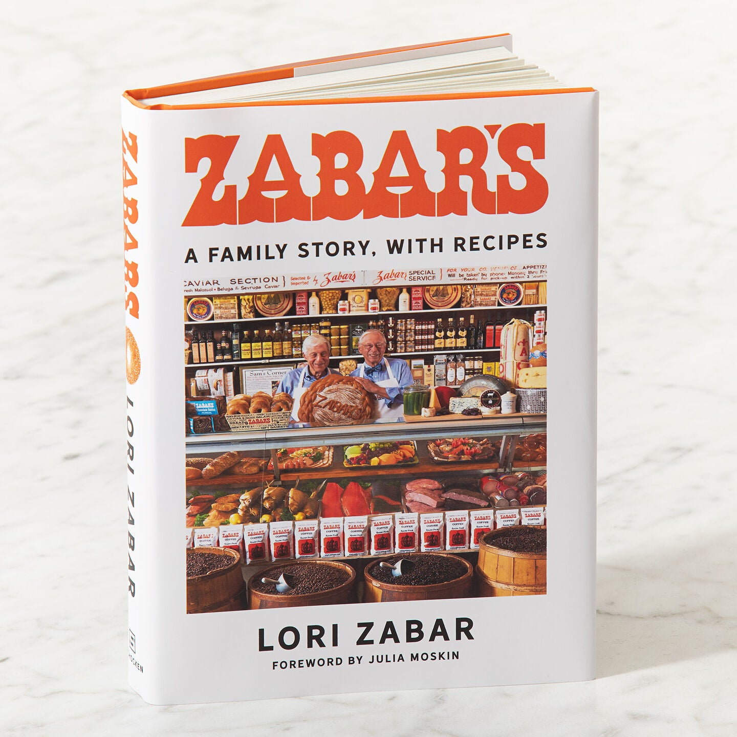 Zabars book side