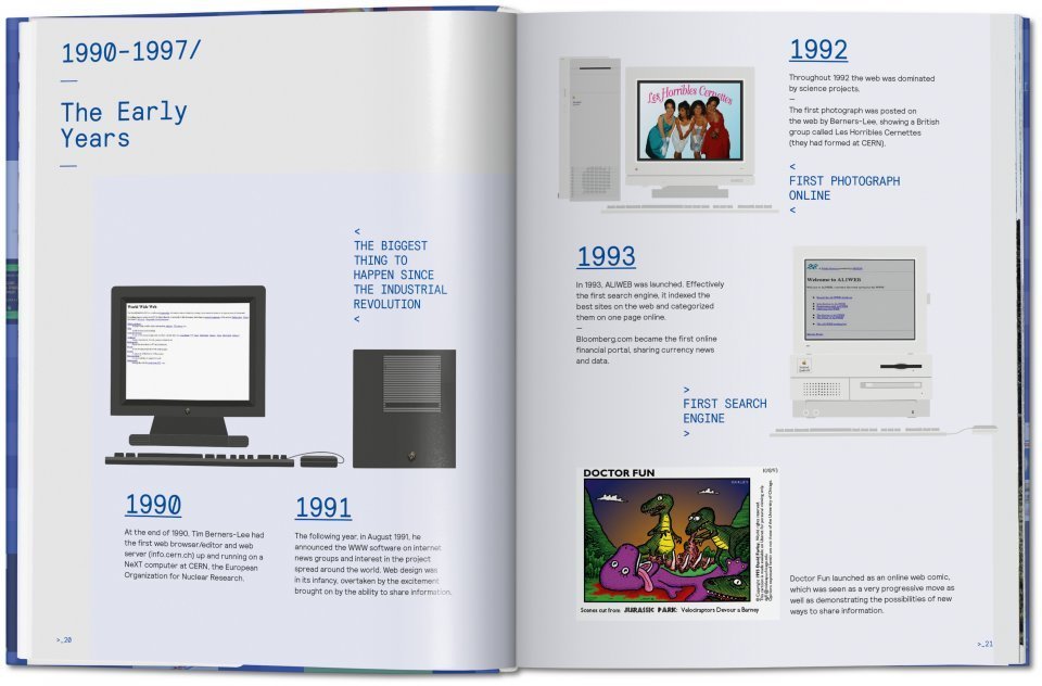 Web design book open